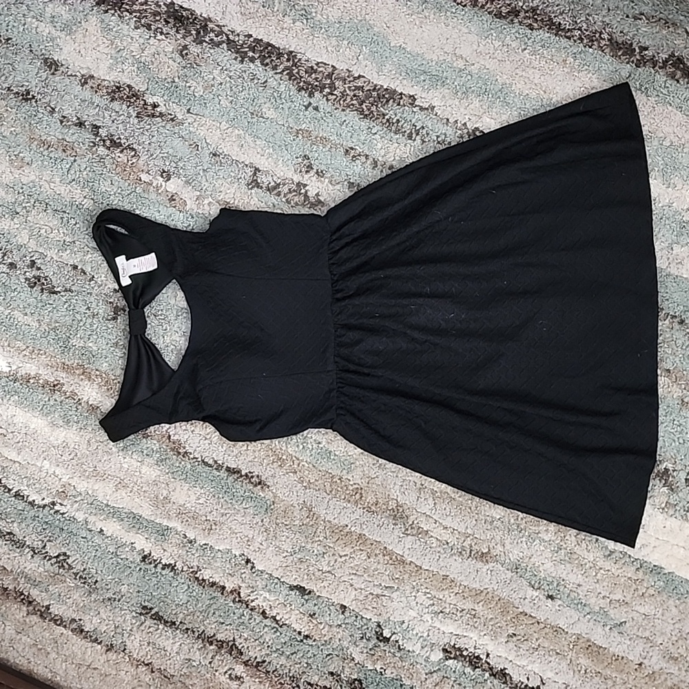 Candies Black Open Back Dress